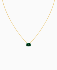 Zambian Lab Emerald / Oval (EW) / 2ct