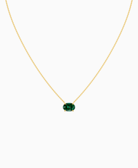Zambian Lab Emerald / Oval (EW) / 2ct