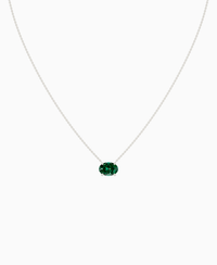 Zambian Lab Emerald / Oval (EW) / 2ct