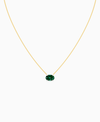 Zambian Lab Emerald / Oval (EW) / 2ct