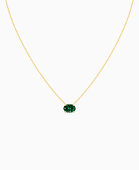 Zambian Lab Emerald / Oval (EW) / 2ct