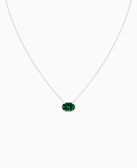Zambian Lab Emerald / Oval (EW) / 2.5ct