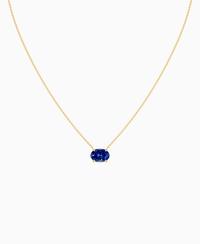 Royal Blue Lab Sapphire / Oval (EW) / 2.5ct