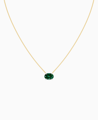 Zambian Lab Emerald / Oval (EW) / 2.5ct