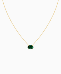 Zambian Lab Emerald / Oval (EW) / 2.5ct