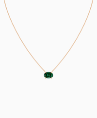 Zambian Lab Emerald / Oval (EW) / 2.5ct