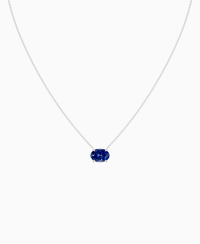 Royal Blue Lab Sapphire / Oval (EW) / 2.5ct
