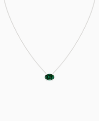 Zambian Lab Emerald / Oval (EW) / 2.5ct