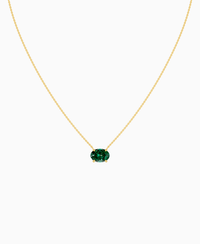 Zambian Lab Emerald / Oval (EW) / 2.5ct