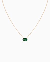 Zambian Lab Emerald / Oval (EW) / 2.5ct