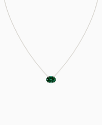 Zambian Lab Emerald / Oval (EW) / 2.5ct