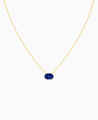 Royal Blue Lab Sapphire / Oval (EW) / 2.5ct
