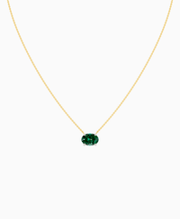 Zambian Lab Emerald / Oval (EW) / 2.5ct