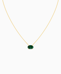 Zambian Lab Emerald / Oval (EW) / 2.5ct