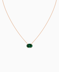 Zambian Lab Emerald / Oval (EW) / 3ct