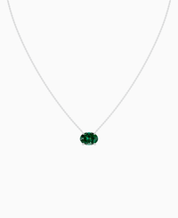 Zambian Lab Emerald / Oval (EW) / 3ct