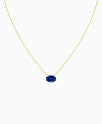 Royal Blue Lab Sapphire / Oval (EW) / 3ct