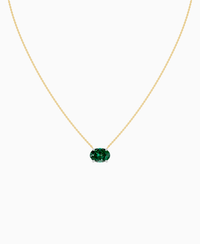 Zambian Lab Emerald / Oval (EW) / 3ct