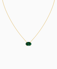 Zambian Lab Emerald / Oval (EW) / 3ct