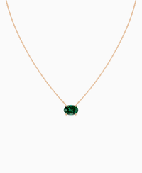 Zambian Lab Emerald / Oval (EW) / 3ct