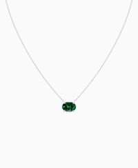 Zambian Lab Emerald / Oval (EW) / 3ct