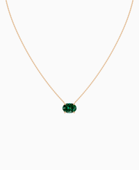 Zambian Lab Emerald / Oval (EW) / 3ct