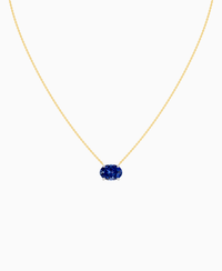 Royal Blue Lab Sapphire / Oval (EW) / 3ct