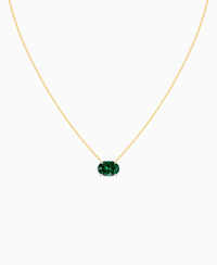 Zambian Lab Emerald / Oval (EW) / 3ct