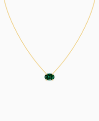 Zambian Lab Emerald / Oval (EW) / 3ct