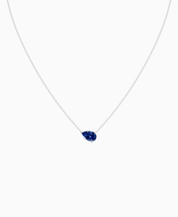 Royal Blue Lab Sapphire / Pear (EW) / 1.5ct