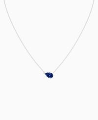 Royal Blue Lab Sapphire / Pear (EW) / 1.5ct