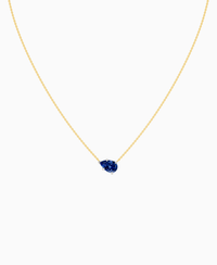 Royal Blue Lab Sapphire / Pear (EW) / 1.5ct