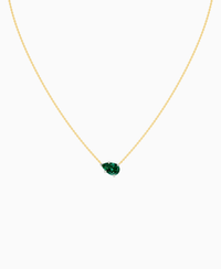 Zambian Lab Emerald / Pear (EW) / 1.5ct