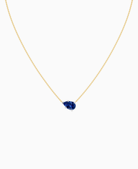 Royal Blue Lab Sapphire / Pear (EW) / 2ct