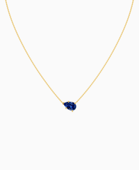 Royal Blue Lab Sapphire / Pear (EW) / 2ct