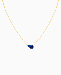 Royal Blue Lab Sapphire / Pear (EW) / 2ct