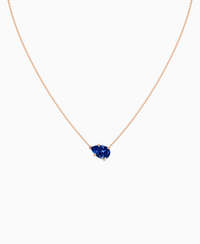 Royal Blue Lab Sapphire / Pear (EW) / 2.5ct
