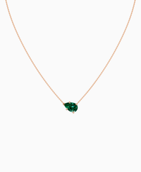Zambian Lab Emerald / Pear (EW) / 2.5ct