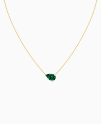 Zambian Lab Emerald / Pear (EW) / 2.5ct