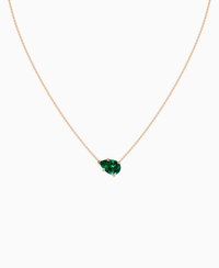 Zambian Lab Emerald / Pear (EW) / 2.5ct