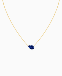 Royal Blue Lab Sapphire / Pear (EW) / 2.5ct