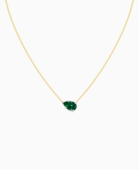 Zambian Lab Emerald / Pear (EW) / 2.5ct