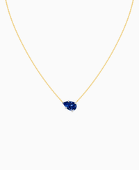 Royal Blue Lab Sapphire / Pear (EW) / 2.5ct