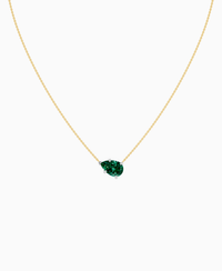 Zambian Lab Emerald / Pear (EW) / 3ct