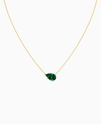 Zambian Lab Emerald / Pear (EW) / 3ct