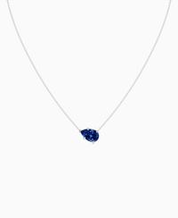 Royal Blue Lab Sapphire / Pear (EW) / 3ct