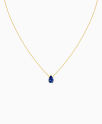 Royal Blue Lab Sapphire / Pear (NS) / 1ct