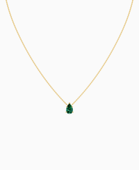 Zambian Lab Emerald / Pear (NS) / 1ct