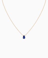 Royal Blue Lab Sapphire / Pear (NS) / 1ct