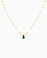 Zambian Lab Emerald / Pear (NS) / 1ct